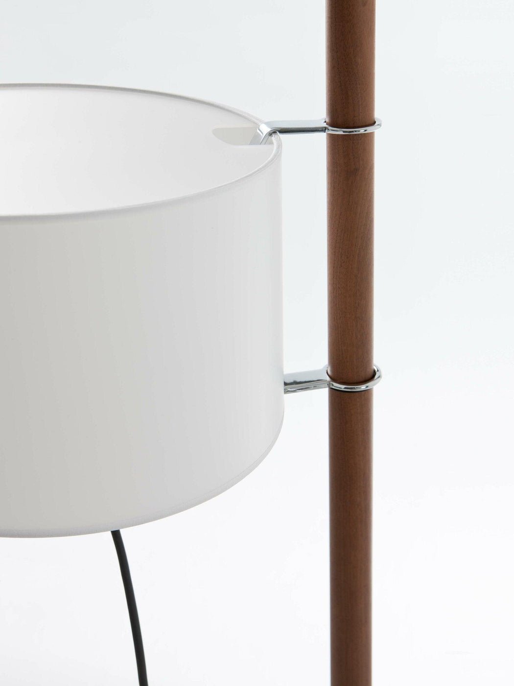 Torna Wood Fabric Floor Lamp - Letslighting