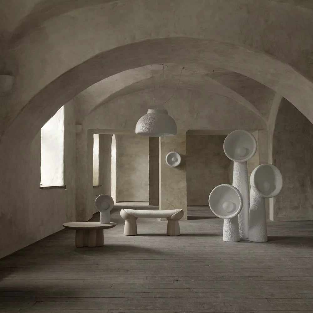 Ernionis Textured Ceramic Floor Lamp - Letslighting