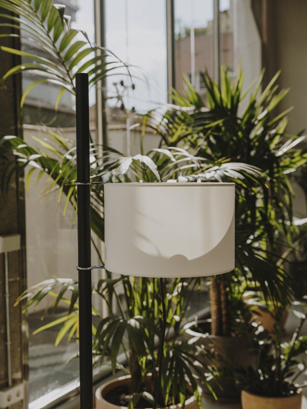 Torna Wood Fabric Floor Lamp - Letslighting