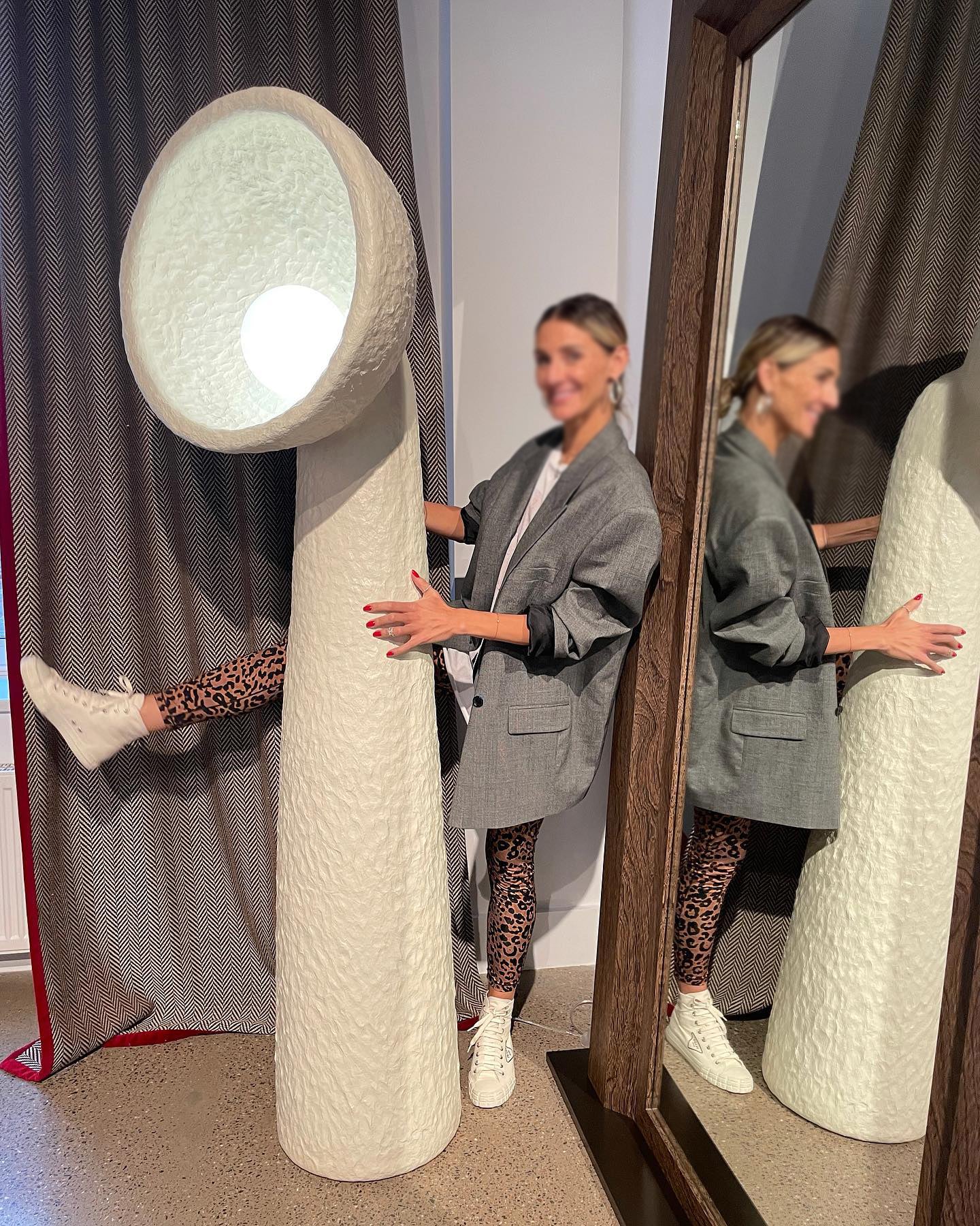 Ernionis Textured Ceramic Floor Lamp - Letslighting