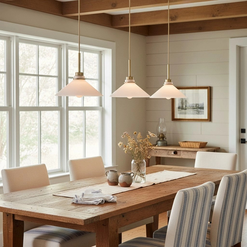 Grange Pendant Light Metal&Glass