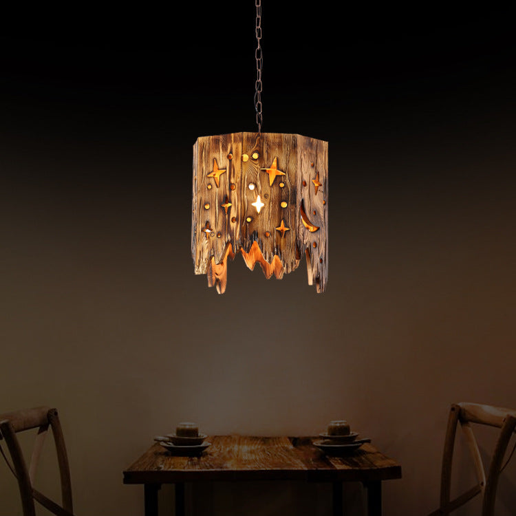 Epoch Designer LED Pendant Light Wooden Bar Counter Dining Room - Letslighting