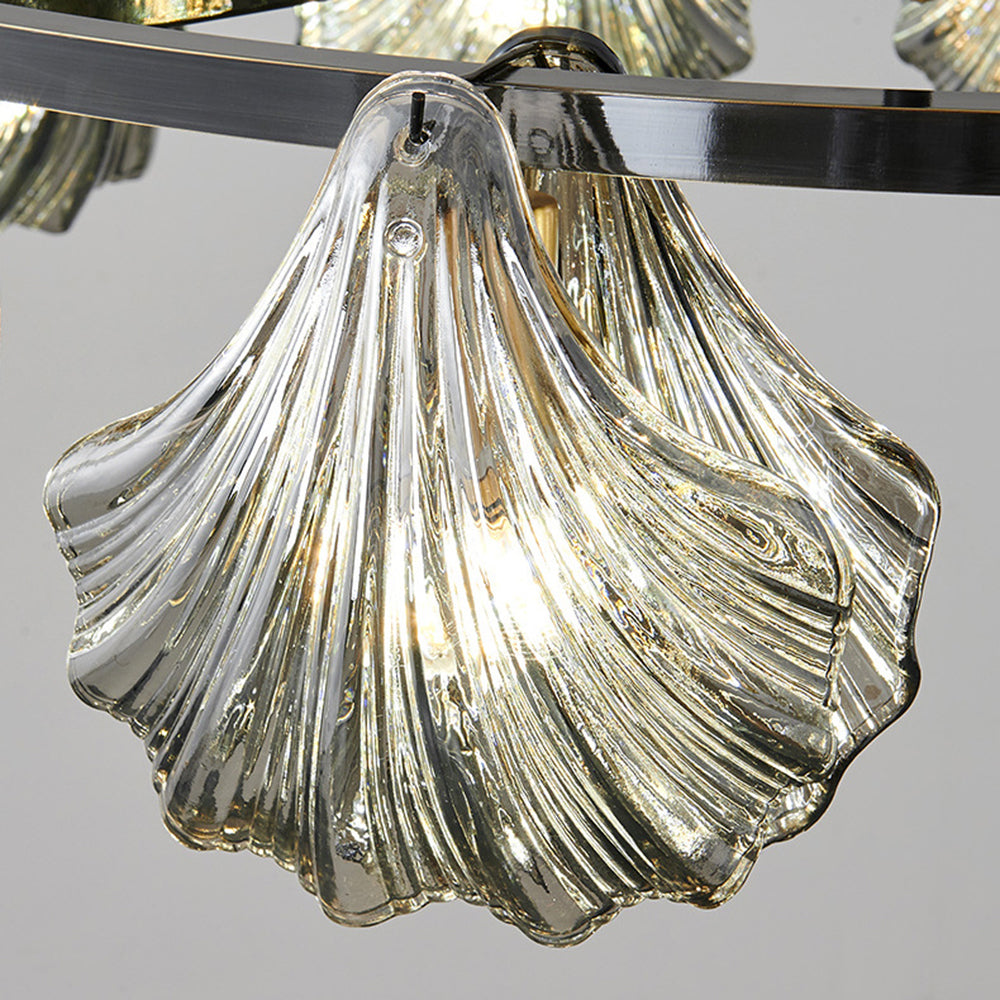 Kristy Modern Annular Metal And Glass Pendant Light - Letslighting