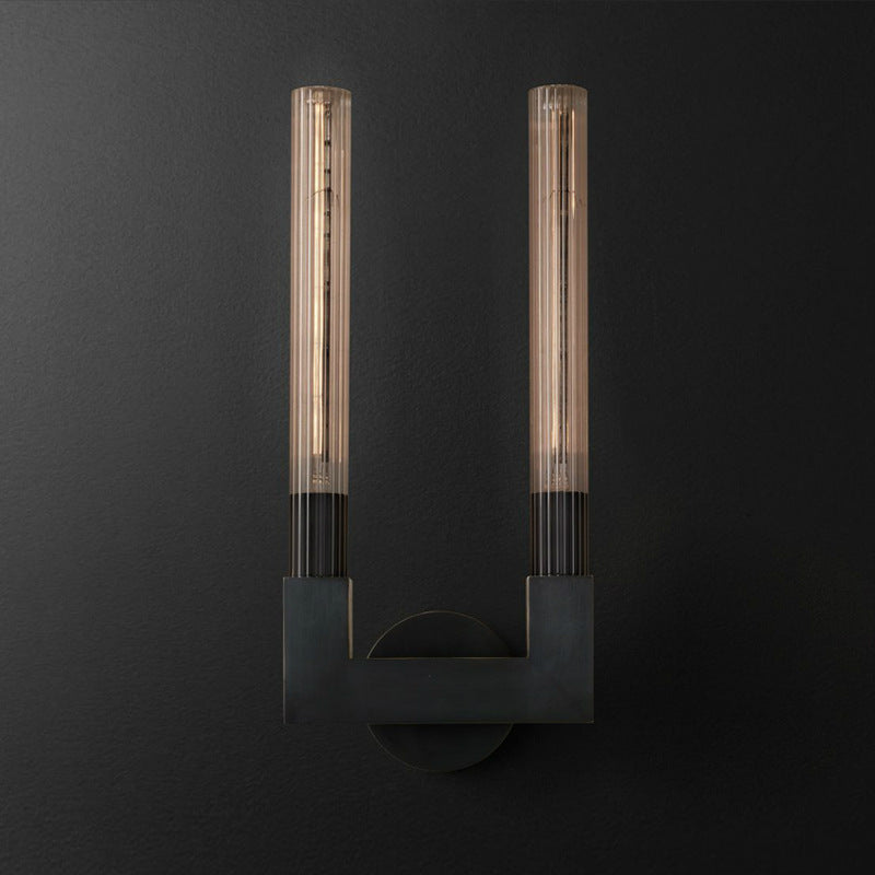 Arisha  Nordic Metal Glass Indoor Wall Lamp Restaurant Bedroom