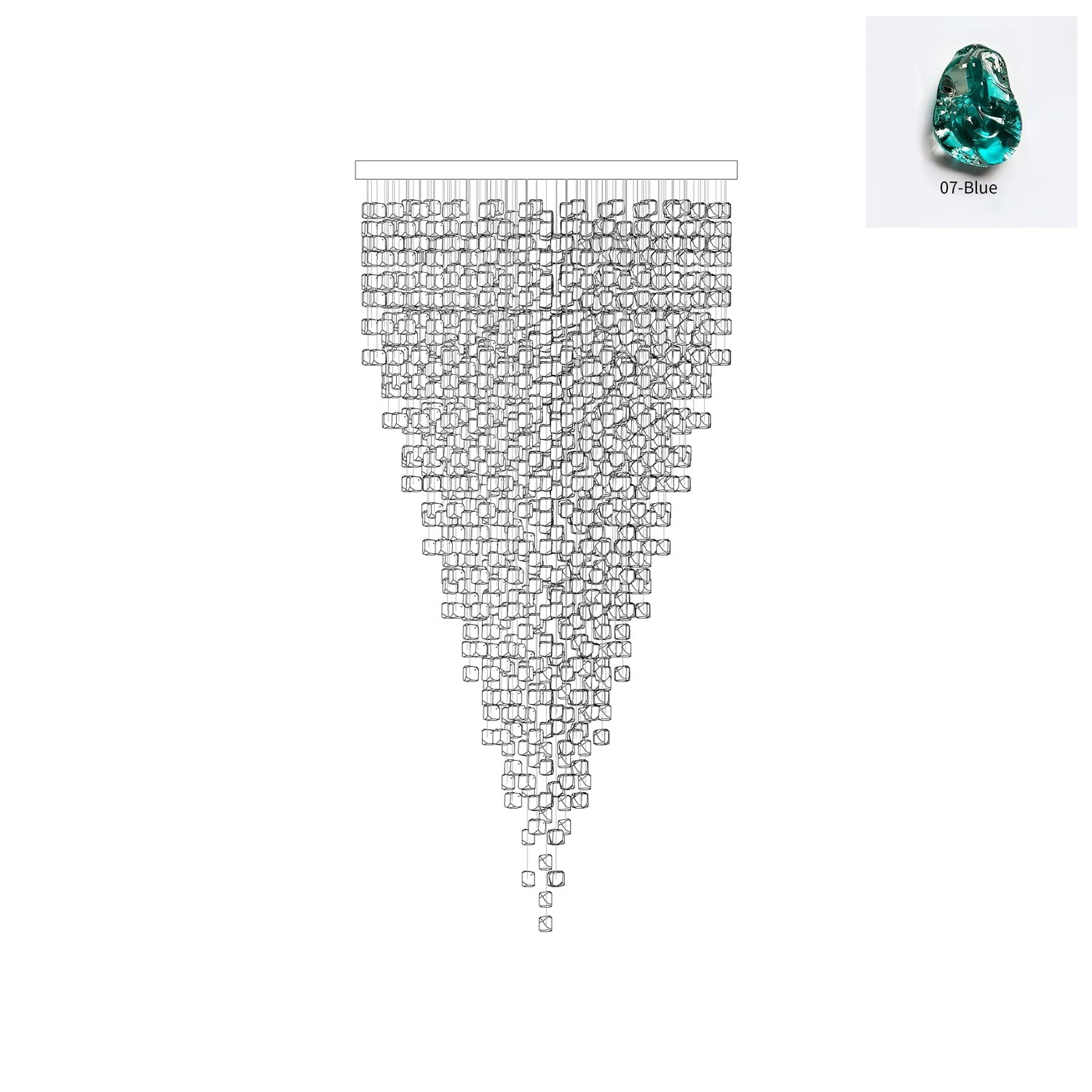 Veshaa Postmodern Luxury Stone Crystal Chandelier - Letslighting