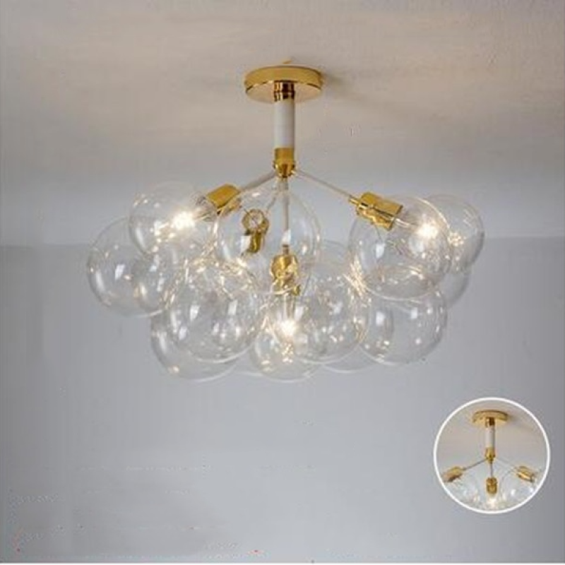 Valentina Nordic Luxury Clear Bubble Pendant Light - Letslighting