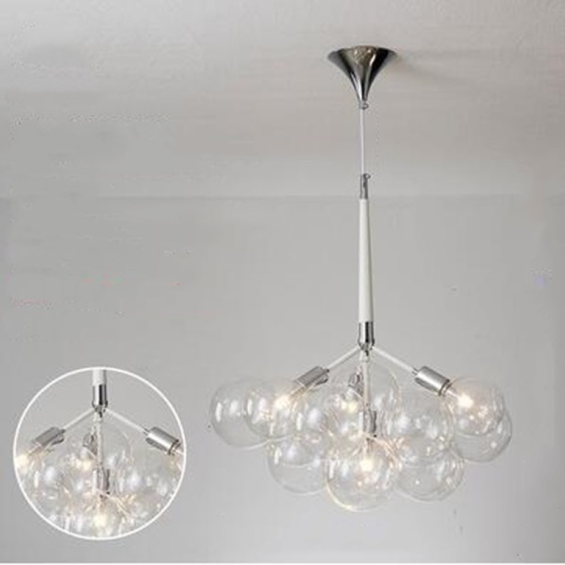 Valentina Nordic Luxury Clear Bubble Pendant Light - Letslighting