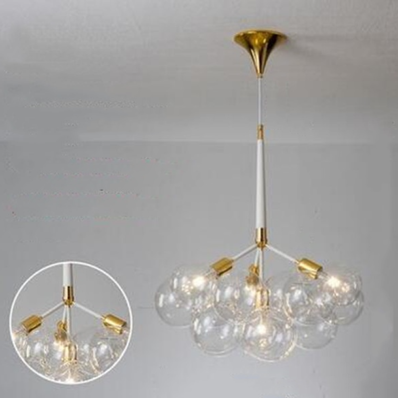 Valentina Nordic Luxury Clear Bubble Pendant Light - Letslighting