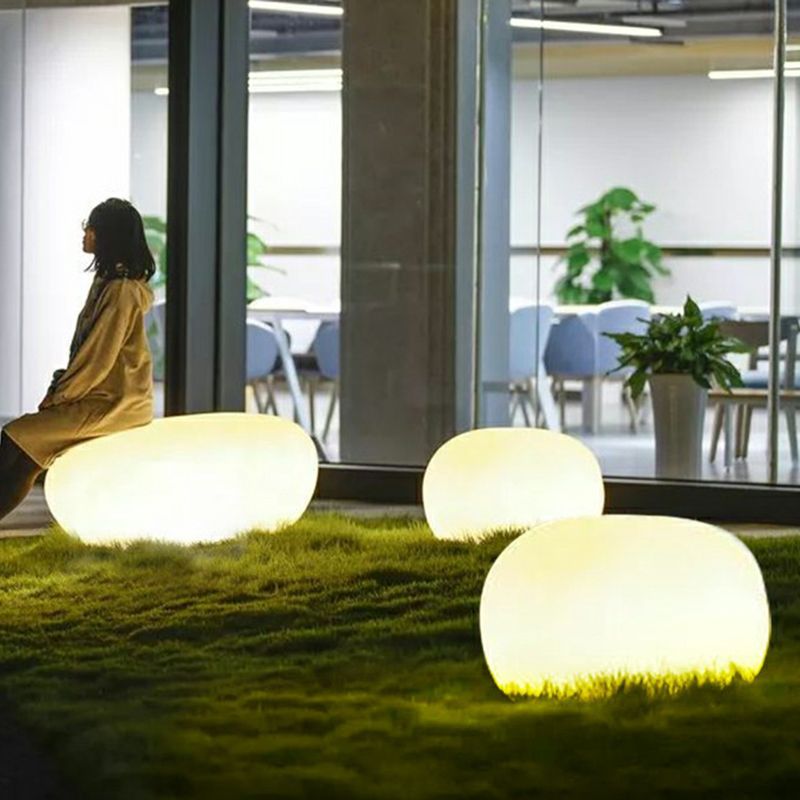 Pena Modern Stone Shaped Rechargeable Outdoor Light