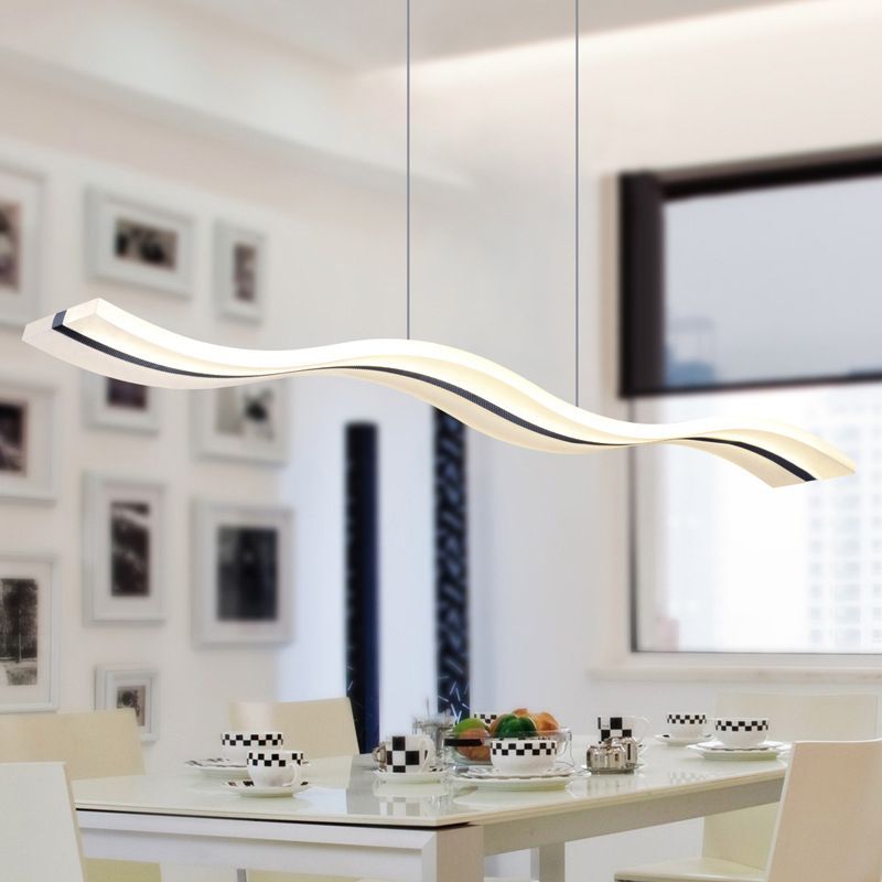 Arisha Modern Nordic Acrylic Wave Pendant Light
