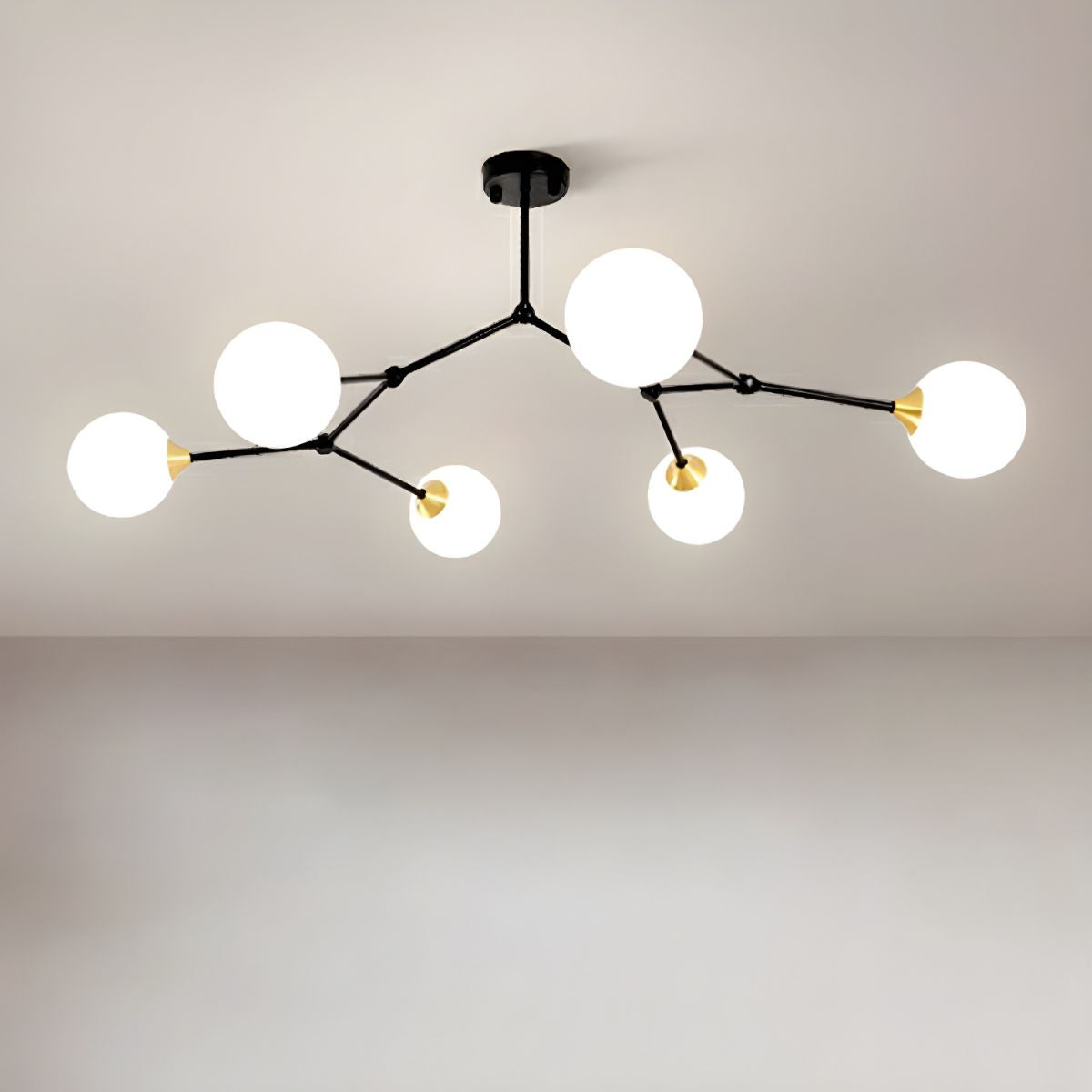 Valentina Modern Glass Bubble Chandelier Bedroom - Letslighting