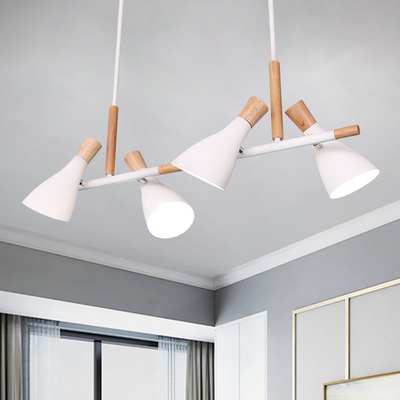 Valentina Nordic Multi Rope Wood Pendant Light - Letslighting