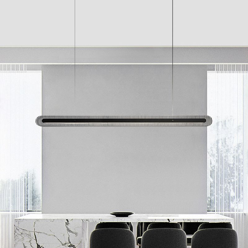 Arisha Minimalist Linear Metal Acrylic Pendant Light - Letslighting