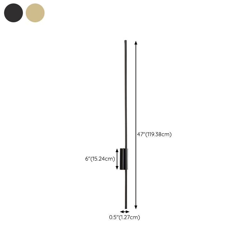 Arisha Modern Linear &Acrylic Bedroom Wall Lamp Brass - Letslighting