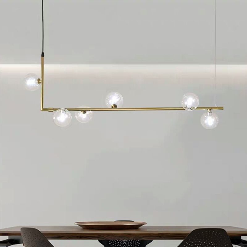 Valentina Minimalist Linear Pendant Light 6/8 Heads