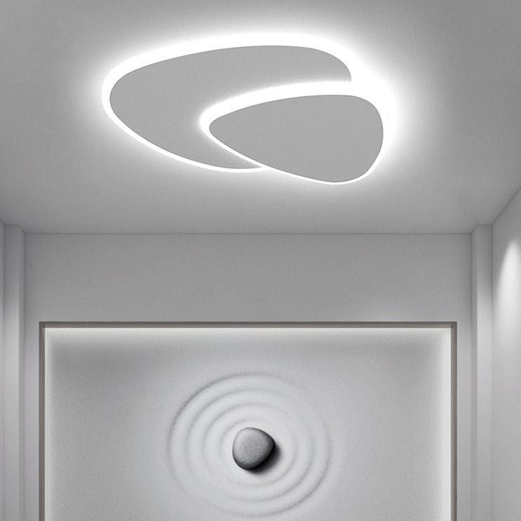 Arisha Designer Geometric Acrylic Flush Mount Ceiling Light - Letslighting