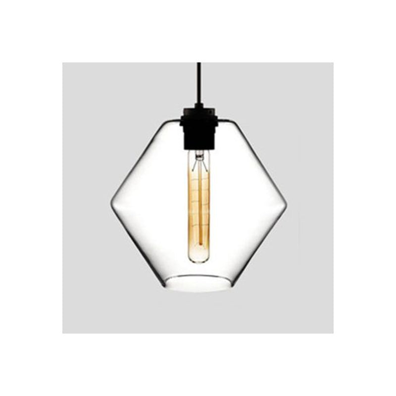 Arisha Modern Art Deco LED Cylindrical /Glass Pendant Light - Letslighting