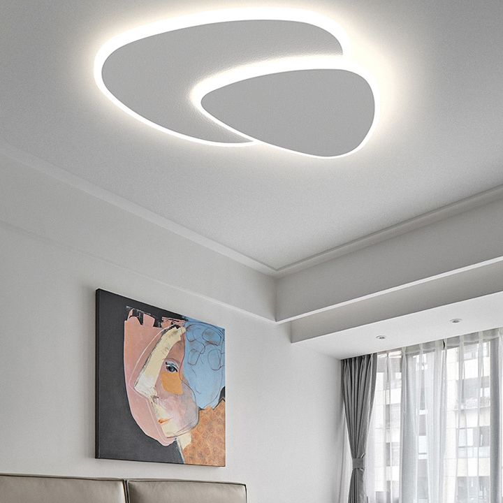 Arisha Designer Geometric Acrylic Flush Mount Ceiling Light - Letslighting