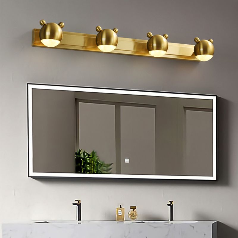 Arisha Modern Animal Globe Metal Vanity Wall Light Bedroom
