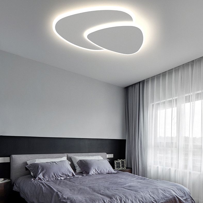Arisha Designer Geometric Acrylic Flush Mount Ceiling Light - Letslighting
