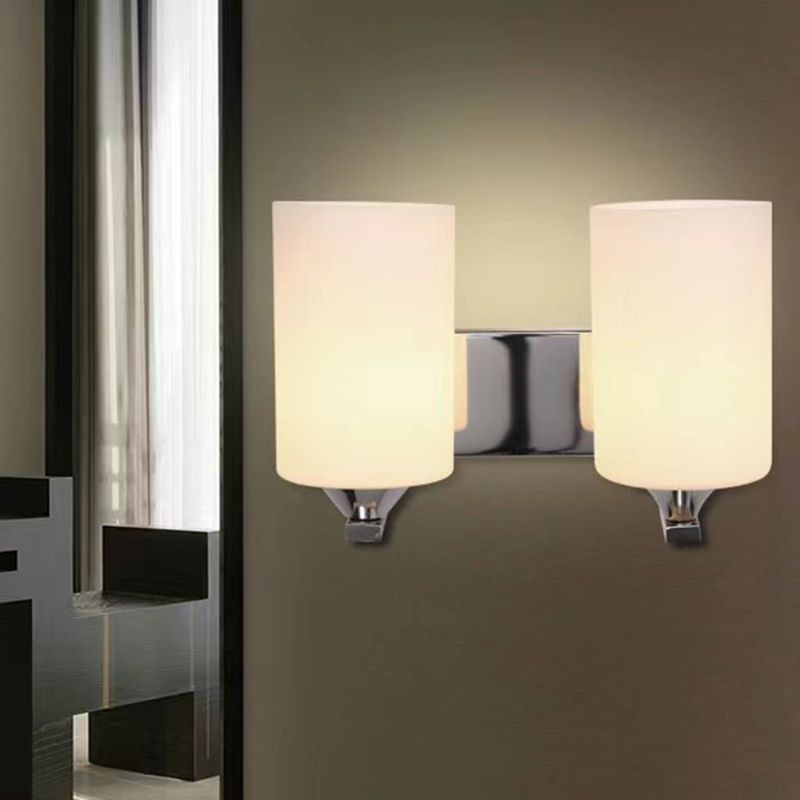 Kristy Minimalism Cylindrical Glass Art Vanity Wall Lamp - Letslighting