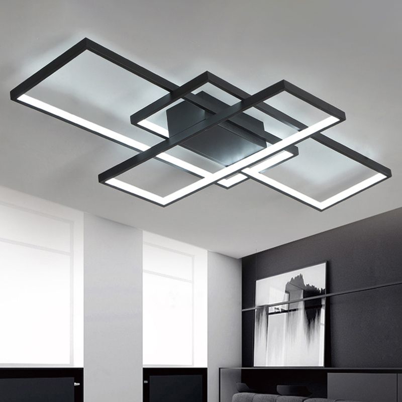 Arisha Modern Multi Rectangular Flush Mount Ceiling Light - Letslighting