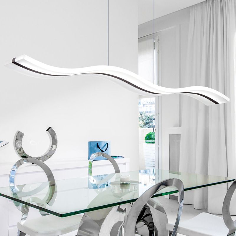 Arisha Modern Nordic Acrylic Wave Pendant Light