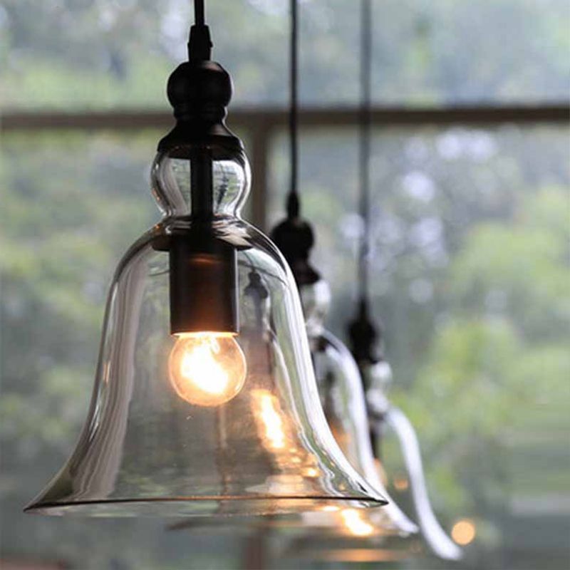 Arisha Vintage Industrial Bell Pendant Light - Letslighting