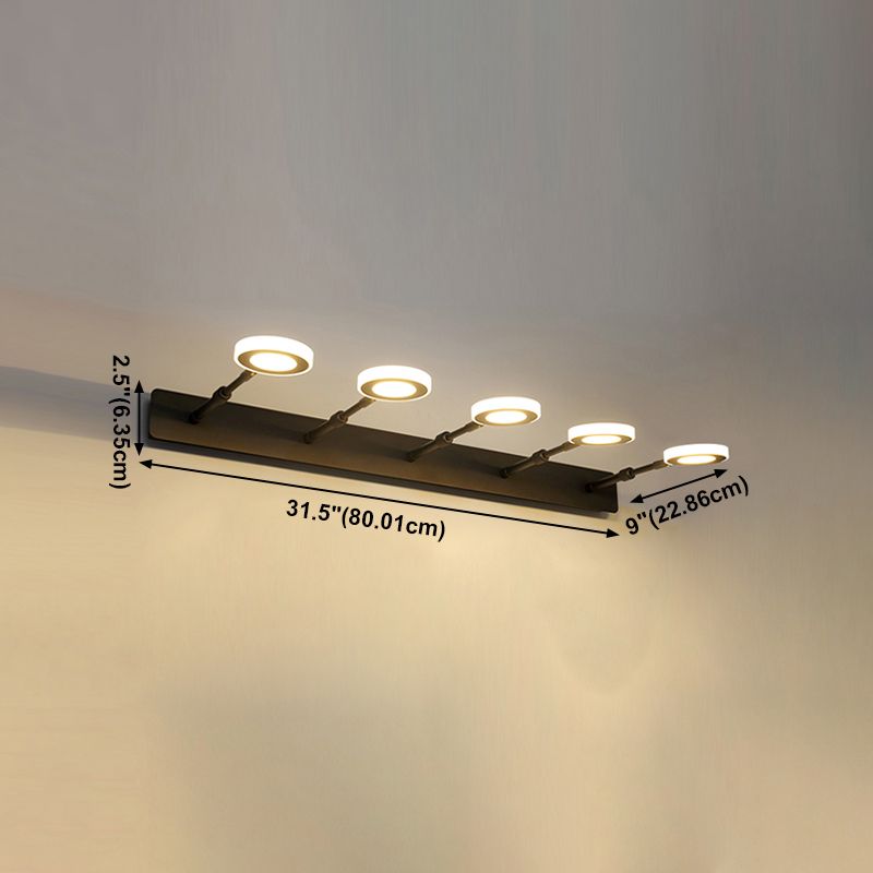 Arisha Nordic Round Vanity Wall Lamp Bathroom