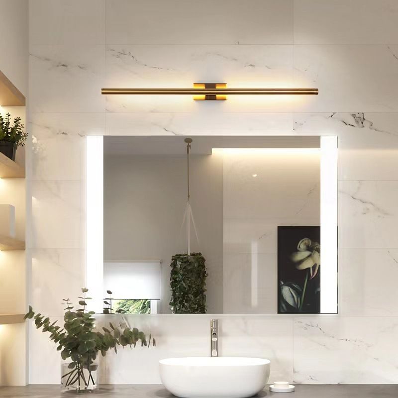 Arisha Modern Linear &Acrylic Bedroom Wall Lamp Brass - Letslighting