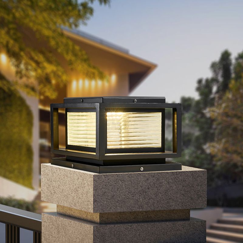Ray LED Rectangular Metal Outdoor Lamps