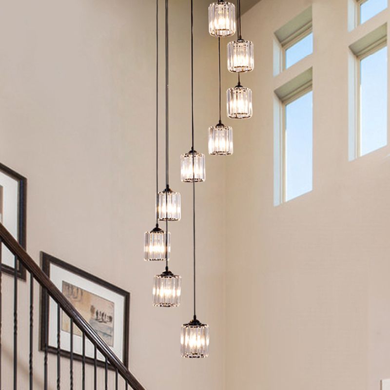 Kristy Modern Minimalist Glass Chandelier Living Room - Letslighting