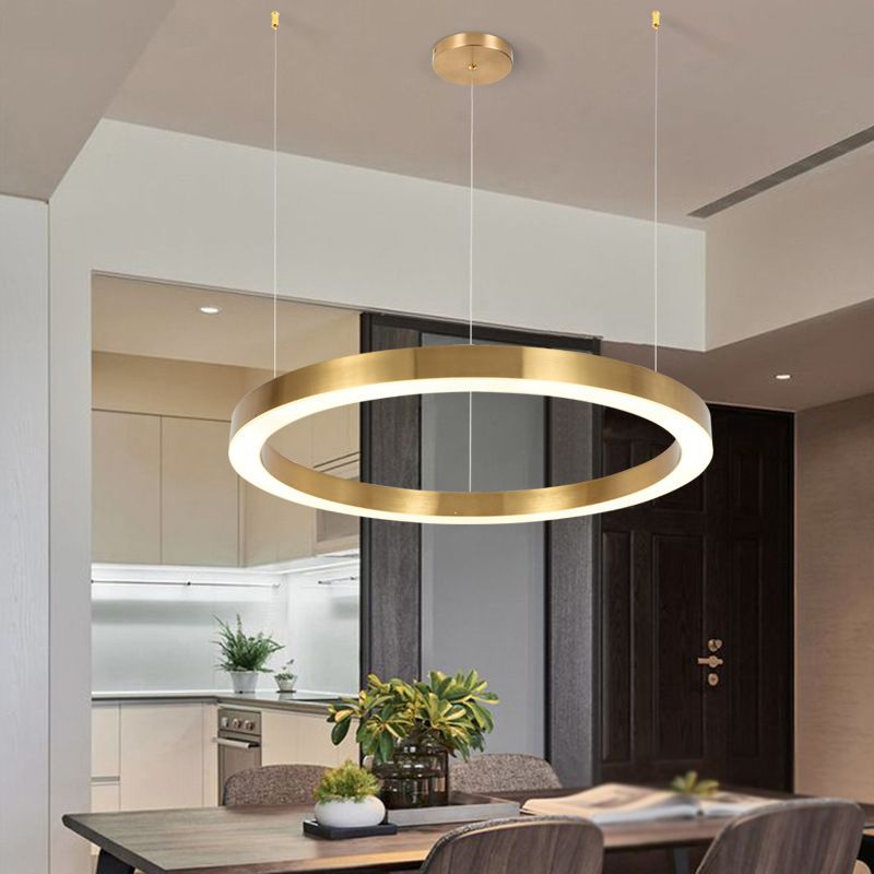 Arisha Modern Ring Metal Pendant Light - Letslighting