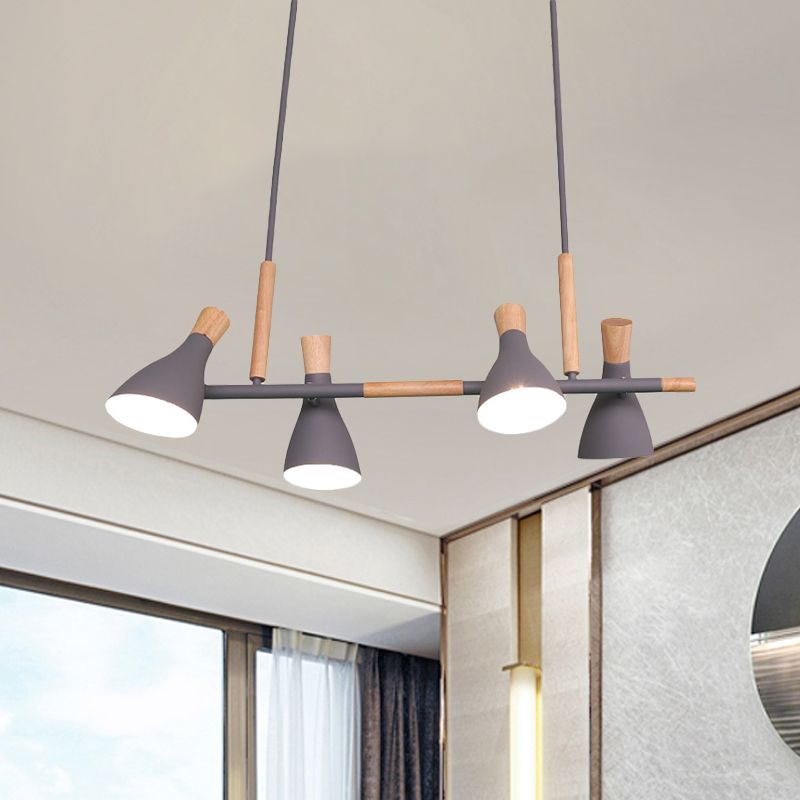 Valentina Nordic Multi Rope Wood Pendant Light - Letslighting