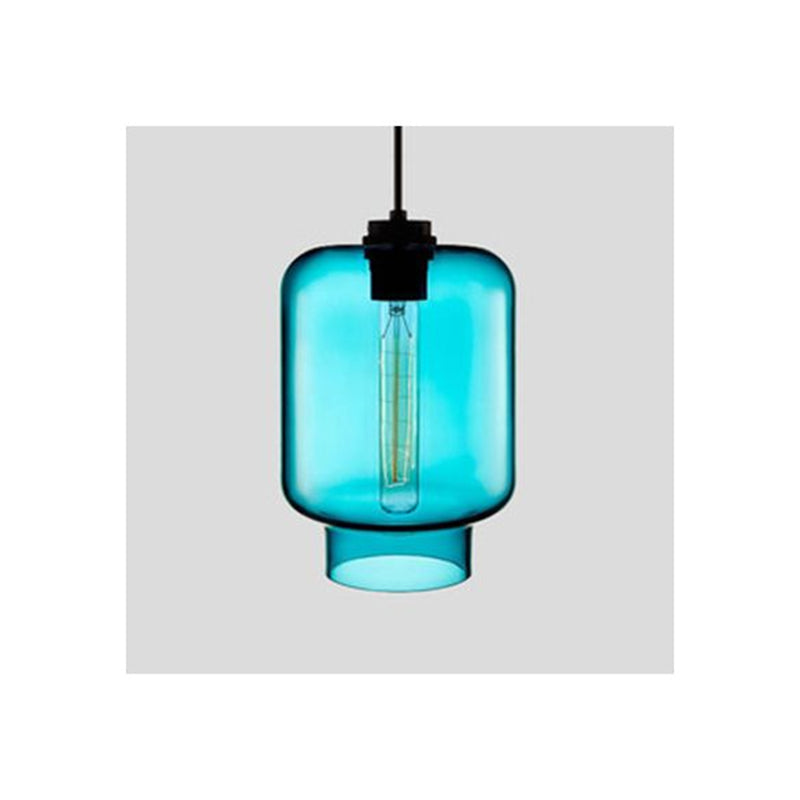 Arisha Modern Art Deco LED Cylindrical /Glass Pendant Light - Letslighting
