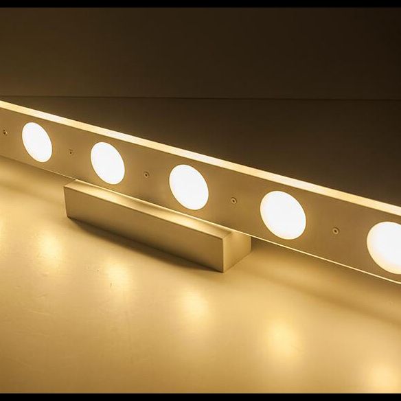 Arisha Modern Oval Metal Acrylic Bedroom Wall Lamp