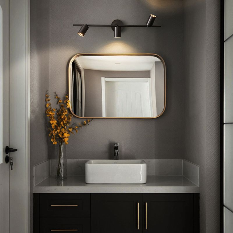Arisha Modern Cylinder Rotatable Spotlight Wall Lamp Brass - Letslighting