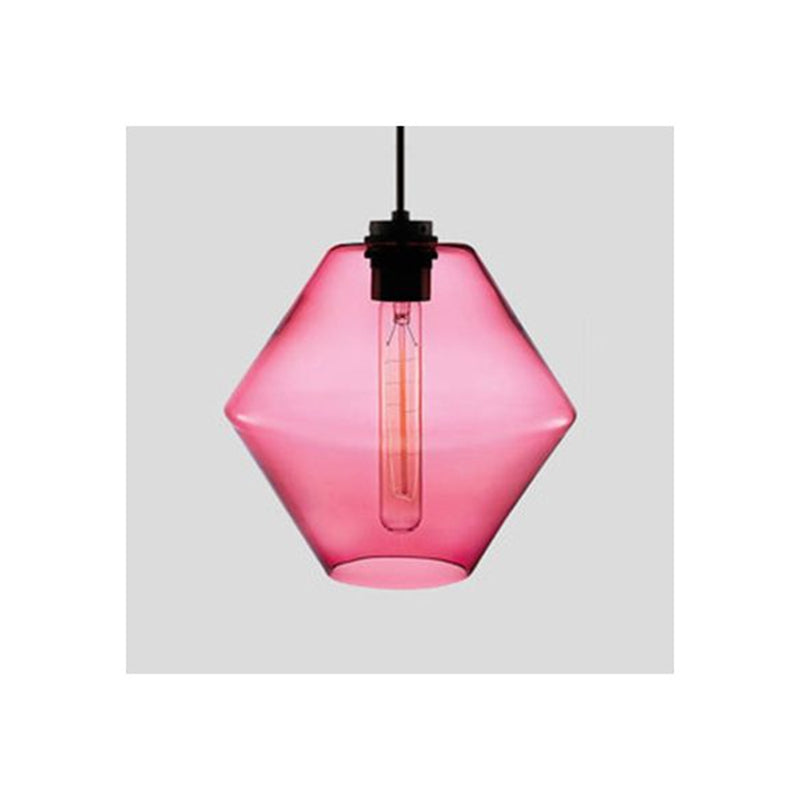 Arisha Modern Art Deco LED Cylindrical /Glass Pendant Light - Letslighting