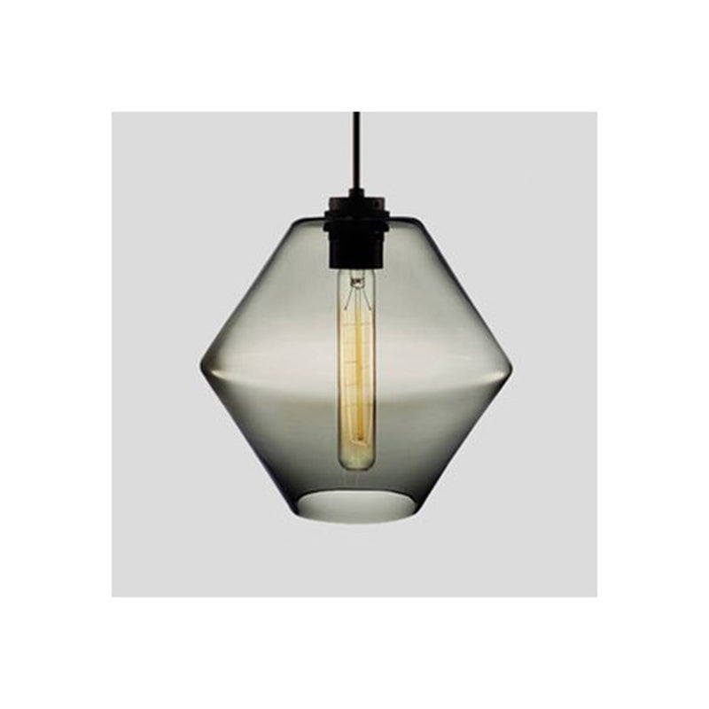 Arisha Modern Art Deco LED Cylindrical /Glass Pendant Light - Letslighting