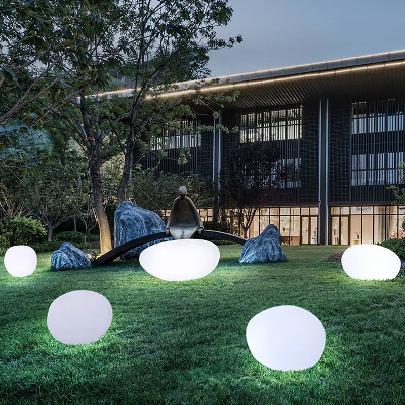 Pena Modern Stone Shaped Rechargeable Outdoor Light