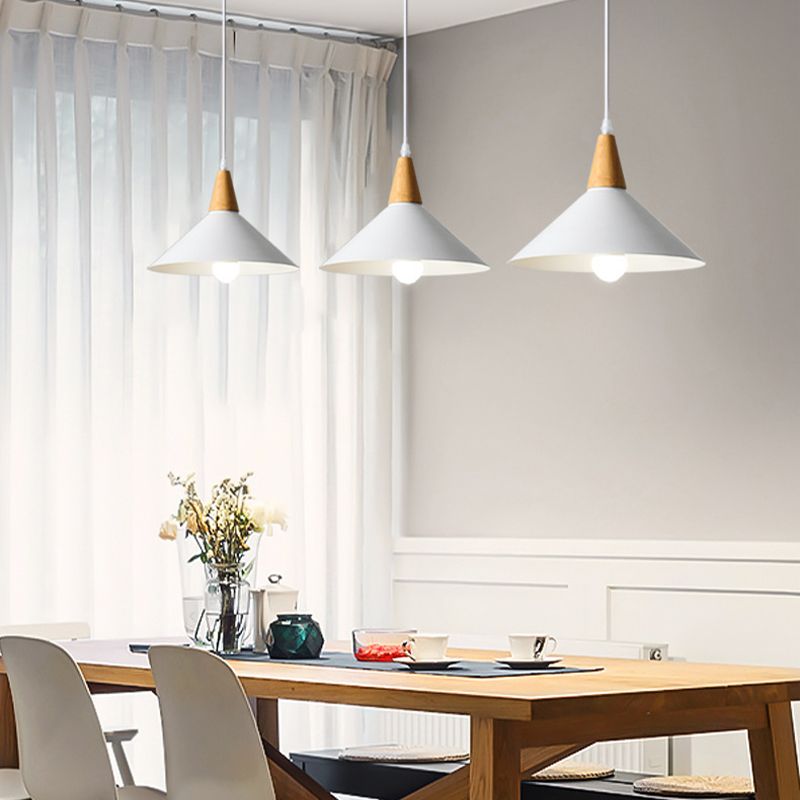 Valentina Minimalist Cap-shaped Pendant Light, Natural Wood - Letslighting