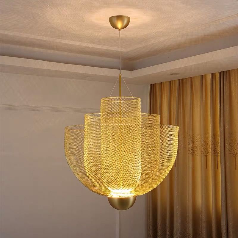 Modern Cylindrical Pendant Light Living Room - Letslighting