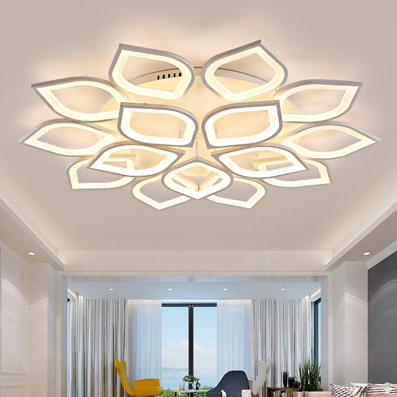 Arisha Modern Designer Flower Flush Mount Ceiling Light - Letslighting
