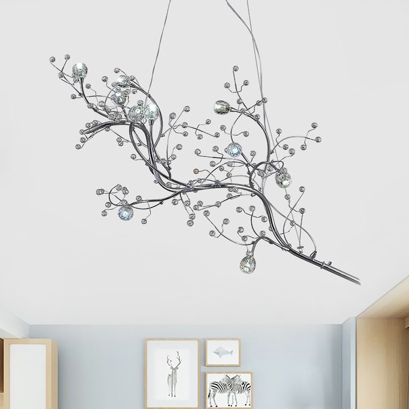 Olivia Romantic Art Deco Branch Pendant Light Living Room