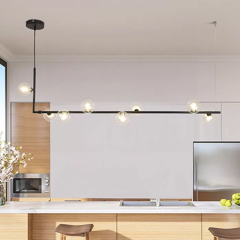 Valentina Minimalist Linear Pendant Light 6/8 Heads