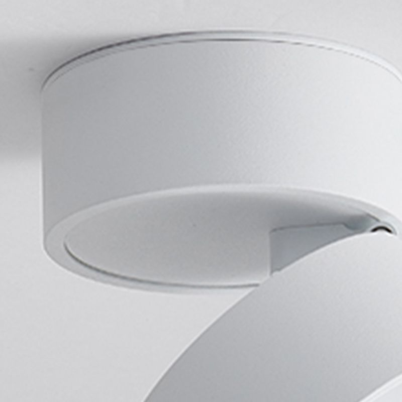 Arisha Flush Mount Ceiling Light Cylindrical Modern Metal Hallway