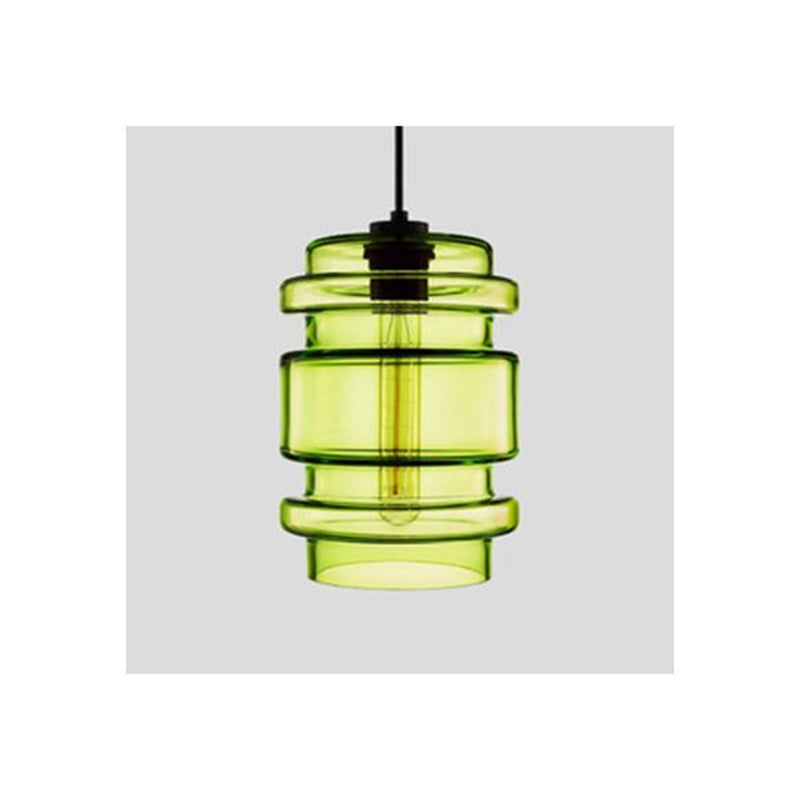 Arisha Modern Art Deco LED Cylindrical /Glass Pendant Light - Letslighting