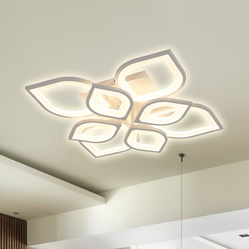 Arisha Modern Designer Flower Flush Mount Ceiling Light - Letslighting