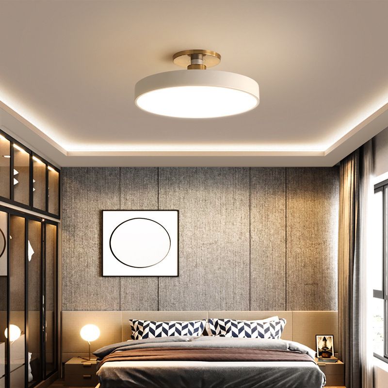 Aria Nordic Minimalist Round Flush Mount Ceiling Light