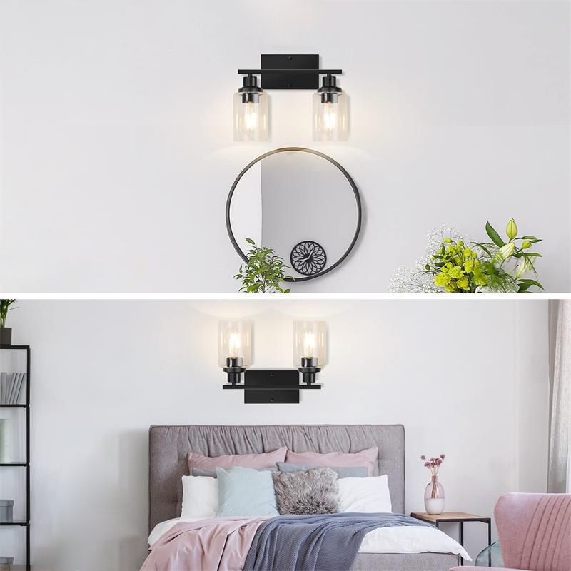 Silva Modern Mirror Front Vanity Wall Lamp Glass - Letslighting